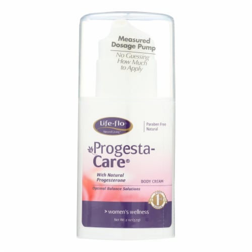 Life-Flo Progesta-Care Body Cream - 2 oz Perspective: front