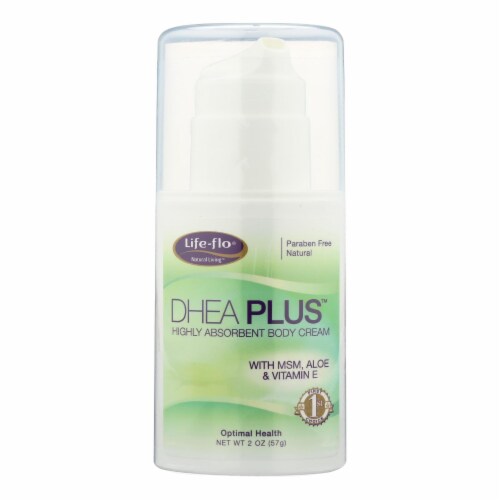 Life-Flo DHEA Plus Body Cream - 2 oz Perspective: front