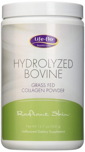 Life-Flo Radiant Skin Hydrolyzed Bovine Unflavored Collagen Powder Perspective: front