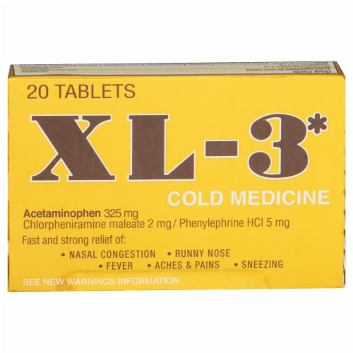  XL-3 Xtra Cold & Cough, Helps Relieve Cough and Cold