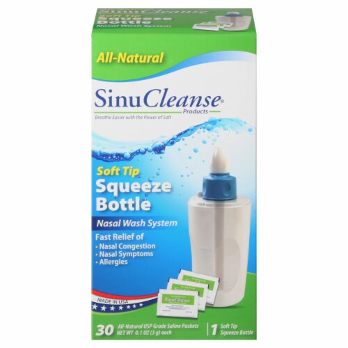SinuCleanse Squeeze Nasal Wash Kit Perspective: front