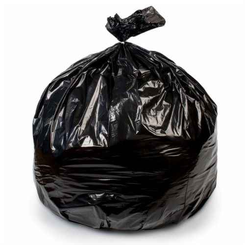 Trash Bags, (100 Count) Large Black Heavy Duty Garbage Bags