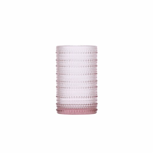 FORTESSA D&V Jupiter Iced Beverage Cocktail Glasses - 6 Pack - Pink Perspective: front