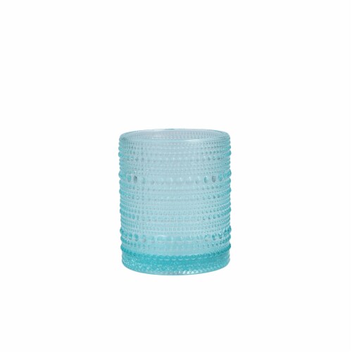 FORTESSA D&V Jupiter Double Old-Fashioned Glasses - 6 Pack - Pool Blue Perspective: front