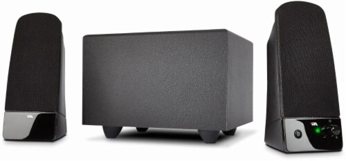 Cyber Acoustics G-Blast Speaker System with Subwoofer Perspective: front