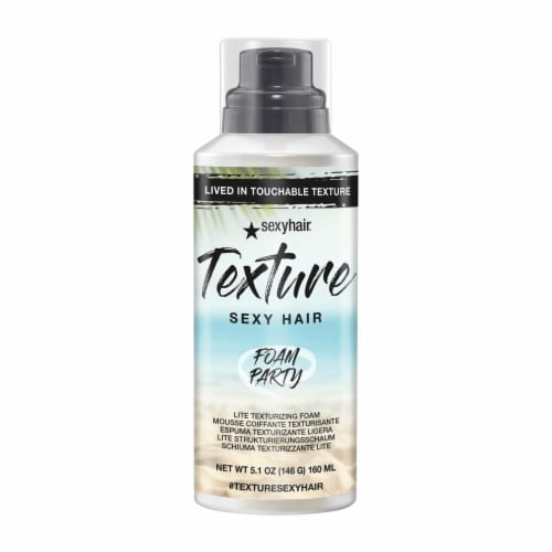 Sexy Hair® Foam Party Lite Texturizing Foam Perspective: front
