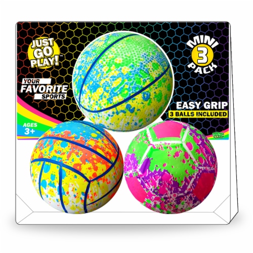 Peter Pan Inc Just Go Play Easy Grip Balls, 3 pk - Smith's Food