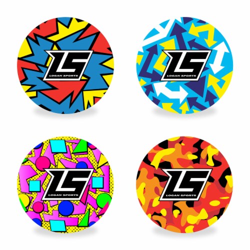 Logan Sports Cool Print Playground Balls - Assorted Perspective: front