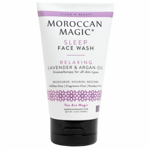 Moroccan Magic® Sleep Lavender Vanilla Face Wash Perspective: front