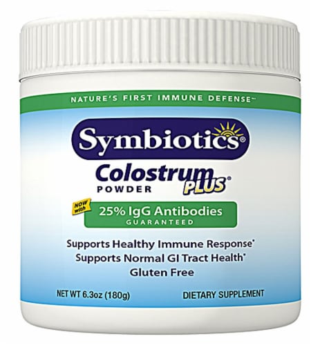 Symbiotics  Colostrum Plus® Powder Perspective: front