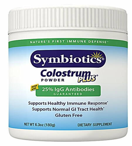 Symbiotics  Colostrum Plus® Powder Perspective: front