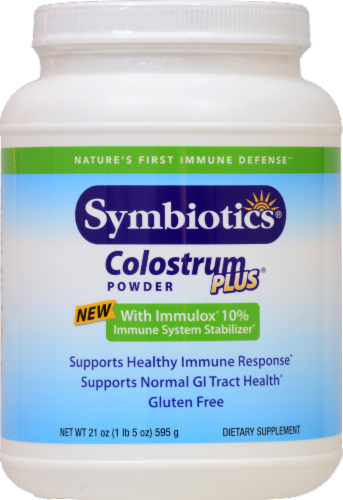 Symbiotics  Colostrum Plus® Powder Perspective: front