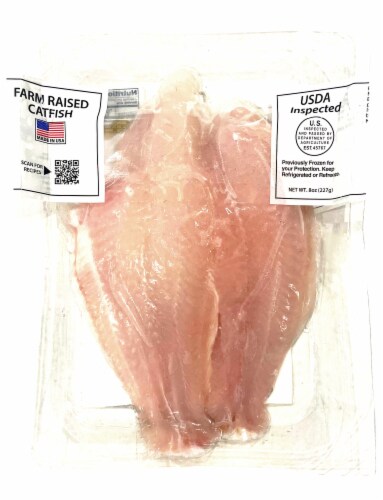 Farm Raised Catfish Fillets Perspective: front