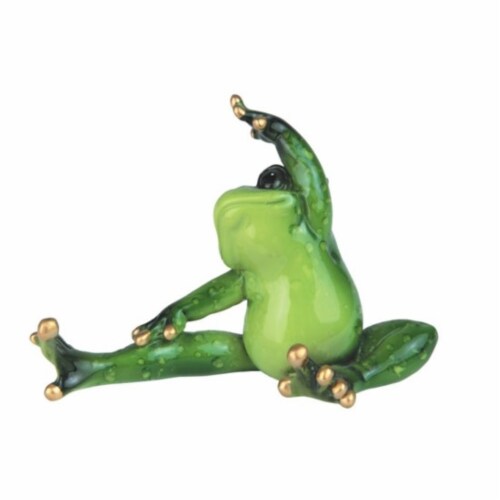 FC Design 4.75 W Frog Doing Yoga Head to Knee Pose Statue Funny Animal ...