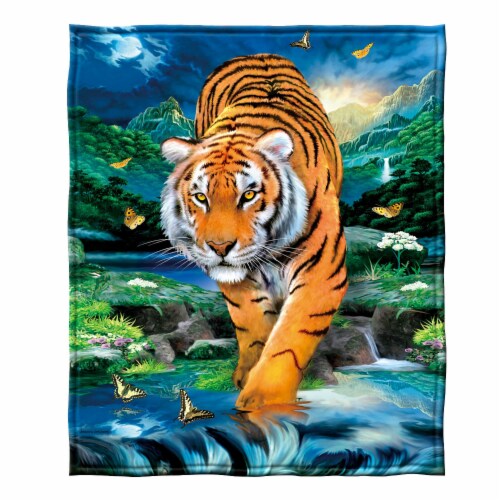 Soft tiger blanket online