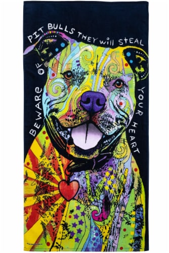Pitbull Puppy Beach Towel Pitbull Puppy Beach Towel