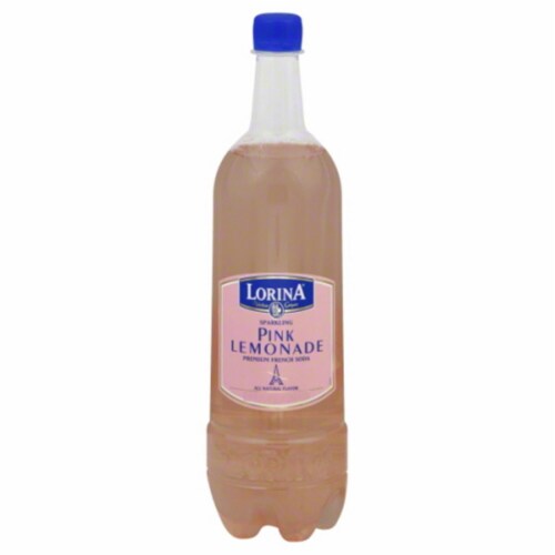 Lorina Sparkling Lemonade Pink- 25.4 fl oz- - Pack of 12 Perspective: front