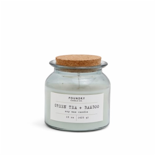 BAMBOO AND GREEN TEA GREEN JAR CANDLE BAMBOO AND GREEN TEA GREEN JAR CANDLE