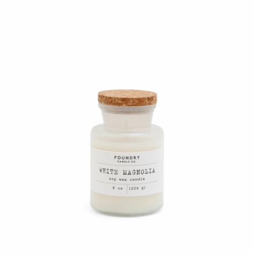 Foundry Candle Co. Scented Candle - Typewriter White Magnolia Perspective: front