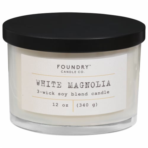 Foundry Candle Co. Scented Candle - Typewriter White Magnolia Perspective: front