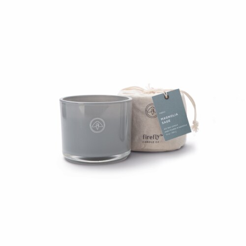 Firefly Kindred Magnolia Sage Jar Candle Perspective: front