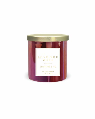 Foundry Candle Co. Love You More Candle - Cranberry & Fig Perspective: front