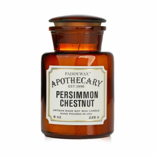 Paddywax Apothecary Candle  Persimmon Chestnut 226g/8oz Perspective: front