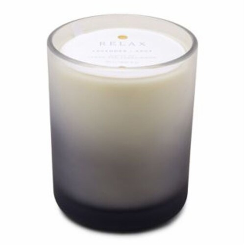 Relax 30 Oz. Glass Candle Perspective: front