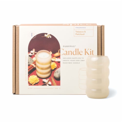 Paddywax™ Tobacco & Patchouli Fragrance Candle Making Kit Perspective: front