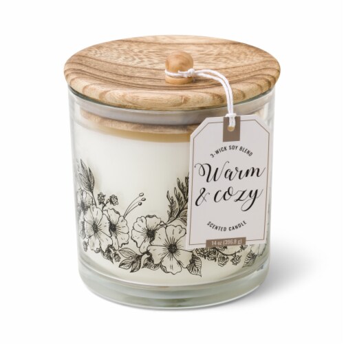 Foundry Candle Warm & Cozy Jar Candle - Fall Collection Perspective: front
