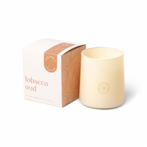 Firefly Flourish Jar Candle - Tobacco Oud Perspective: front