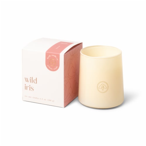 Firefly Candle Co. Wild Iris Soy Wax Candle Perspective: front
