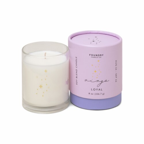 Foundry Candle Zodiac Virgo Loyal Perspective: front