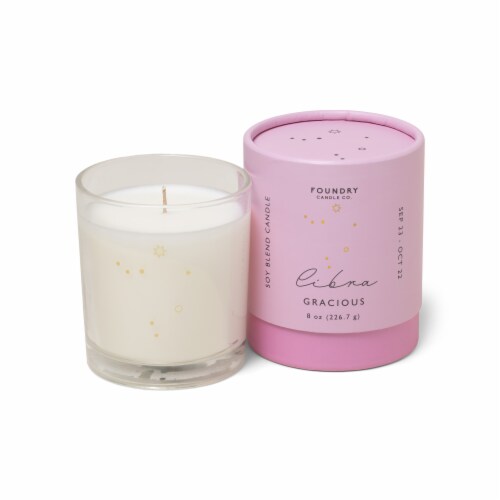Foundry Candle Zodiac Libra Gracious Perspective: front