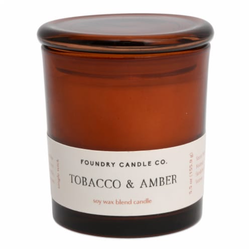 Foundry Amber Tobacco Candle Perspective: front