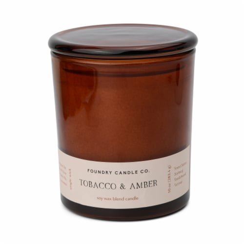 Foundry Amber & Tobacco Candle Perspective: front