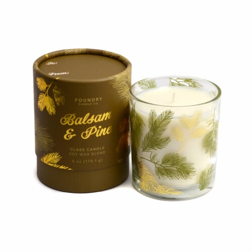 Foundry Candle Balsam & Pine Candle Perspective: front
