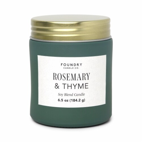 Foundry Jar Candle Rosemary & Thyme Perspective: front