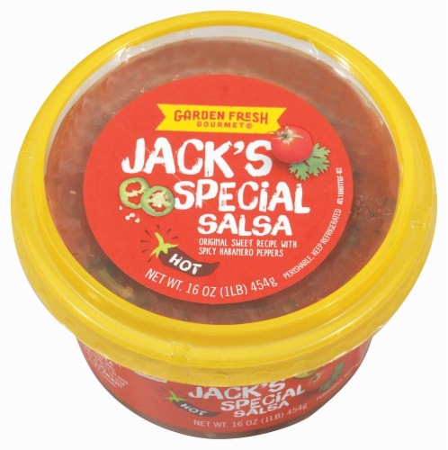 Garden Fresh Gourmet Hot Salsa 16 oz Perspective: front