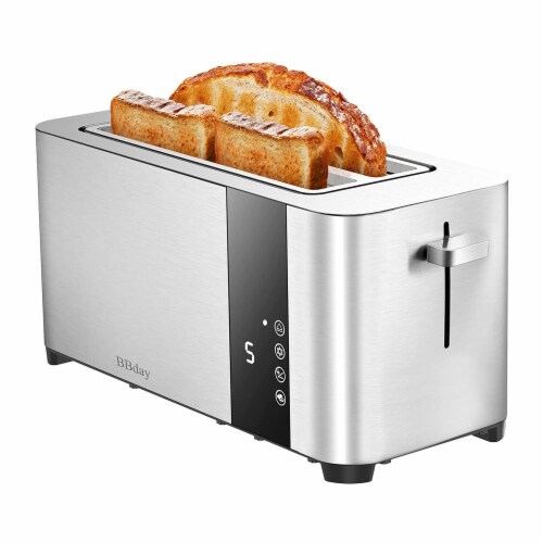 Extra long slot toaster outlet
