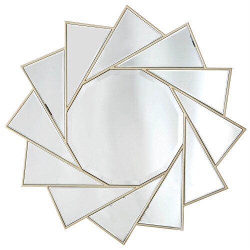 Pinwheel Circular Mirror Perspective: front