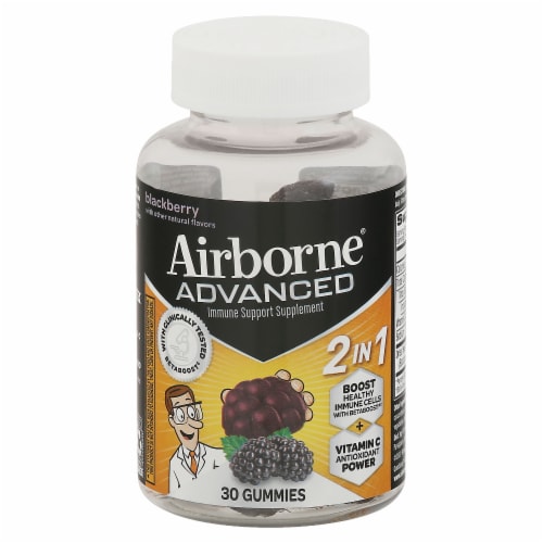 Airborne® Advanced Immune Support Supplement Gummies Perspective: front