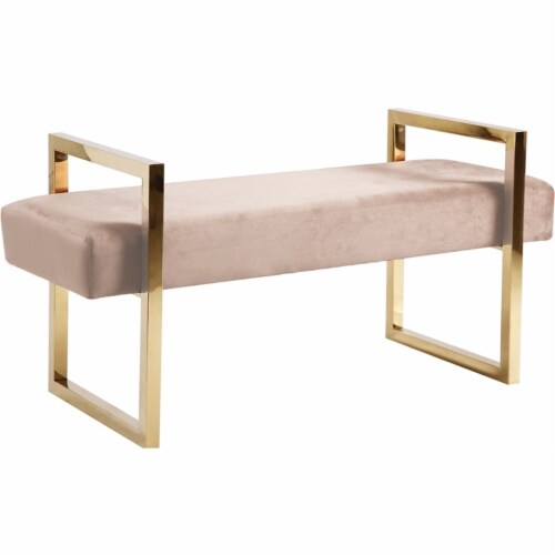 Meridian Furniture Olivia Velvet Bench Meridian Furniture Olivia Velvet Bench