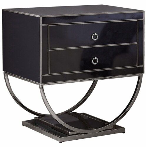 Meridian Furniture Modernist Chest - Chrome Meridian Furniture Modernist Chest - Chrome