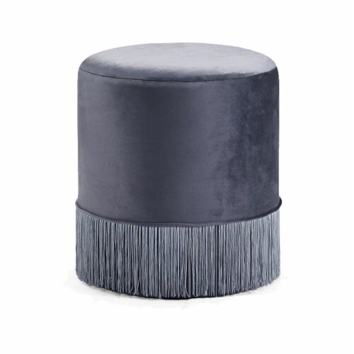 Meridian Furniture Teddy Velvet Ottoman | Stool Meridian Furniture Teddy Velvet Ottoman | Stool