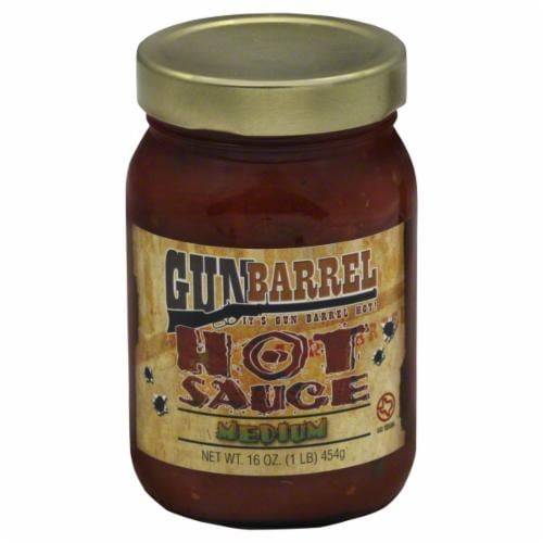 Gun Barrel Hot Sauce Perspective: front