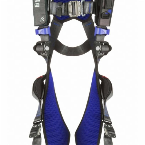 3m Dbi-Sala Harness,XL,Gray,Quick-Connect,Polyester 1113070 Perspective: front