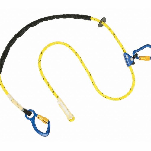 3m Dbi-Sala Positioning Lanyard,Aluminum  1234080 Perspective: front
