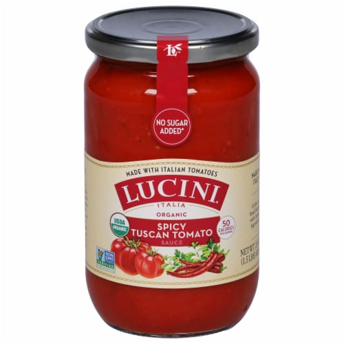 Lucini® Italia Organic Spicy Tuscan Tomato Sauce Perspective: front