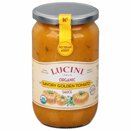 Lucini Italia Organic Golden Tomato Sauce Perspective: front